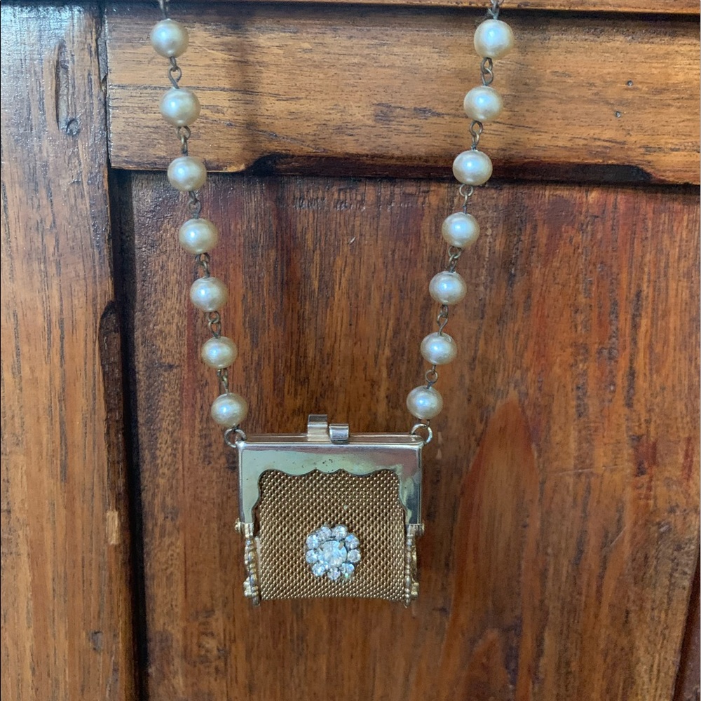 Vintage Doll Purse Necklace